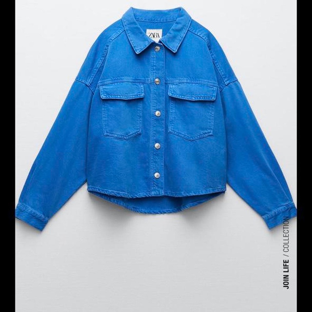 Zara blue demin jacket